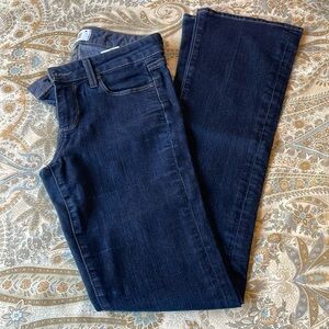 Paige Boot Cut Manhattan Denim - Size 26 - Dark Wash